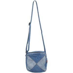 Denim Crossbody Bag Small Unisex Cell Phone Purse Adjustable Strap Compact
